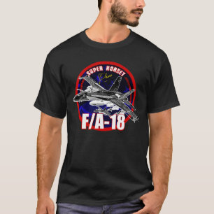 F18 Hornet US Luft Force Fighterjet T Shirt
