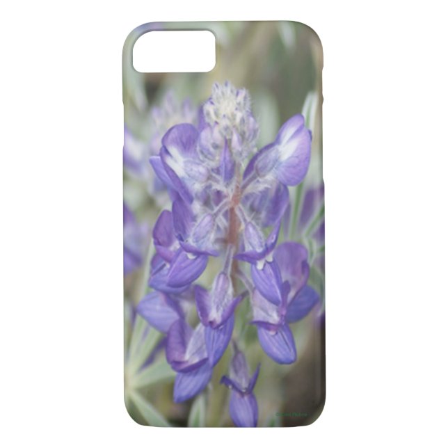 F18 Lila Wildblomsterårsblöjor Case-Mate iPhone Skal (Baksida)