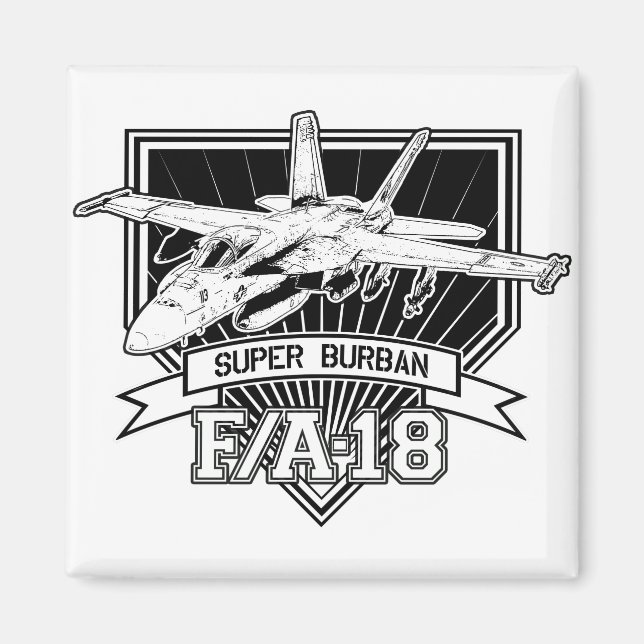 F18 toppen BURBAN Magnet (Framsidan)