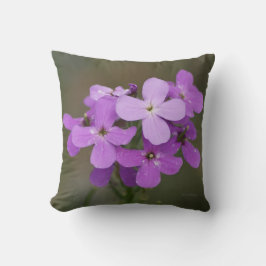 F19 Lila Vildblommor Dames Rocket Kudde