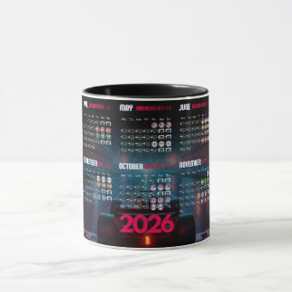 F1 2026 Calendar Mug Mugg