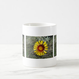 F1 Gult Wildblomgaillardia Kaffemugg