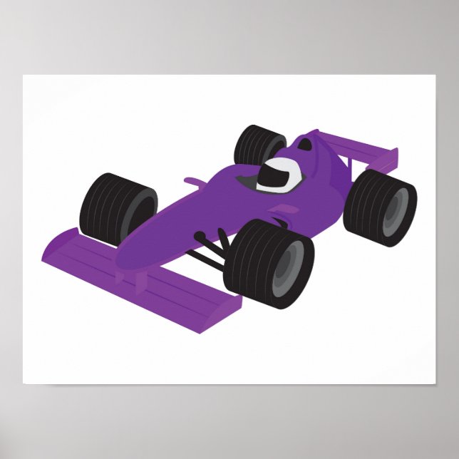 F1 Race Car Poster (Framsidan)