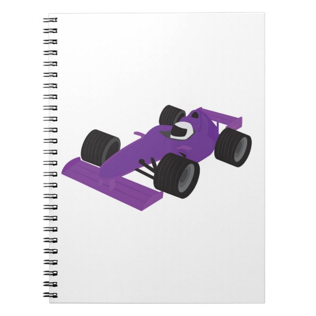 F1 tävlingsbil anteckningsbok (Framsidan)