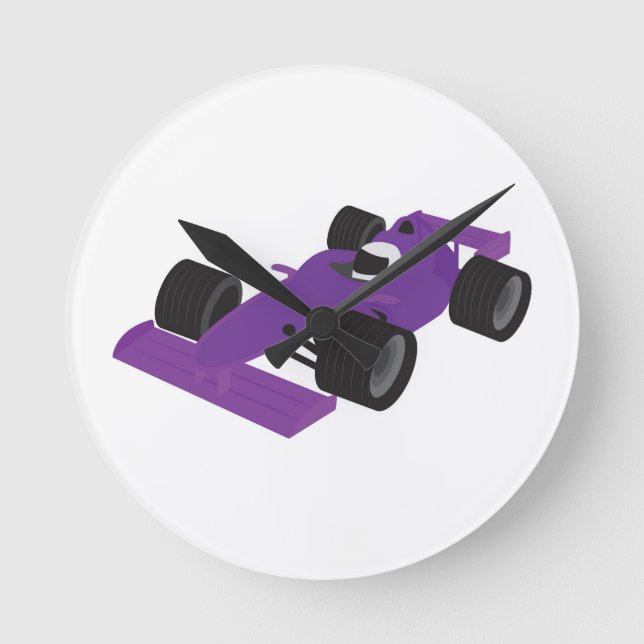F1 tävlingsbil rund klocka (Framsida)