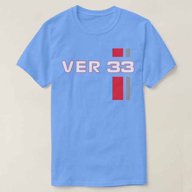 F1 Verstappen 33 Formula1 Red bull Tävla 2021 T Shirt (Design framsida)