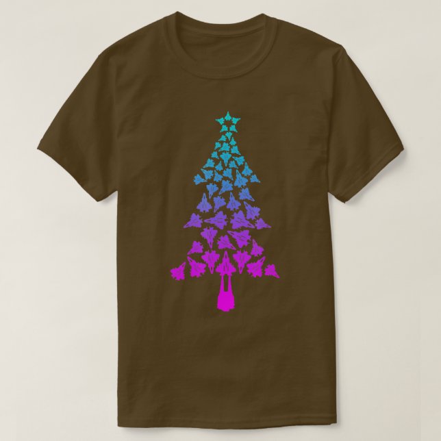 F22 Julfrid Kampen mot Jet F22 Raptor Christma T Shirt (Design framsida)