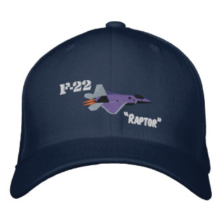 F22 Raptor Broderad Keps