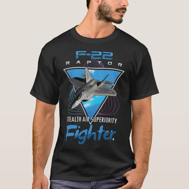 F22 Raptor Stealth Fighter Jet Tee Gifts  (Framsida)
