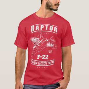 F22 Raptor USAF Stealth Tactical Fighter Jet T Shirt
