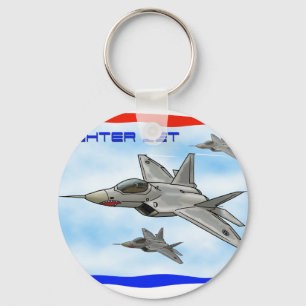 F22 Snabbinsoldater i jet Nyckelring