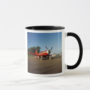 F2G-1D Super Corsair flygplan på en flyguppvisning Mugg