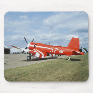 F2G-1D Super Corsair flygplan på flygutställningen Musmatta