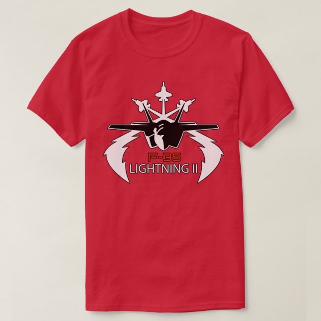 F35 Blixt II T Shirt (Design framsida)