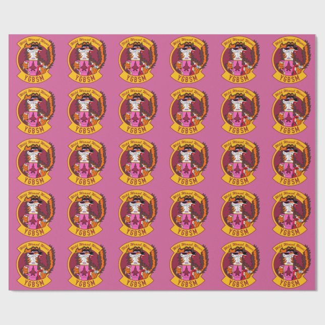 F35 Wild Weasel Wives Wrapping Paper Presentpapper (Platt)