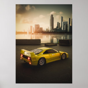 F40 i staden: Råeffekt och skönhet Poster