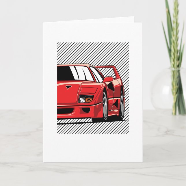 F40 Tävla Kort (Framsida)
