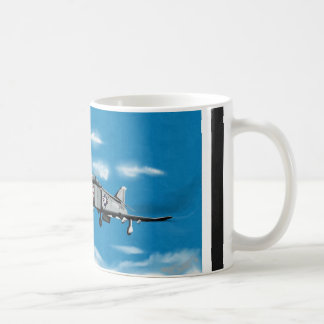 F4 Fighter mot flotta Jet Kaffemugg