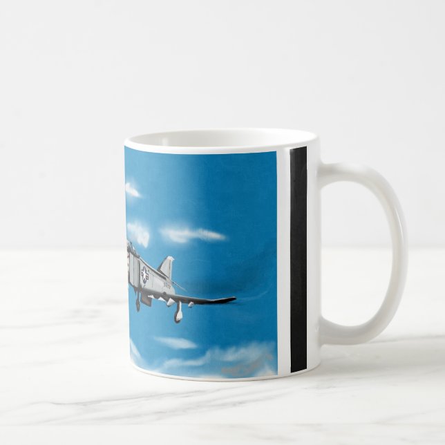 F4 Fighter mot flotta Jet Kaffemugg (Höger)