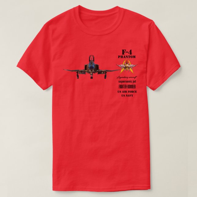 F4 Phantom 1 T Shirt (Design framsida)