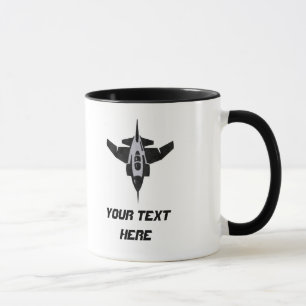 F4 Phantom Airforce Fighter Jet militärflygplan Mugg