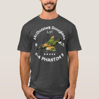 F4 Phantom Jet Vintage Machine Veteran Pilot T Shirt