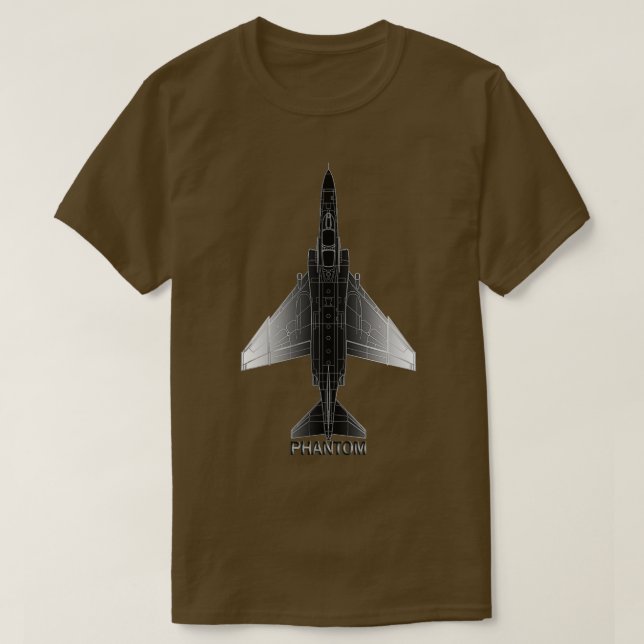 F4 Phantom Supersonic Jet  T Shirt (Design framsida)