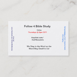 F4BS-Evangelistkort (100 ct) Visitkort