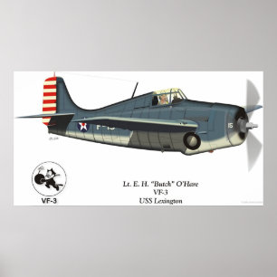F4F-vildkatt (O'Hare) Poster
