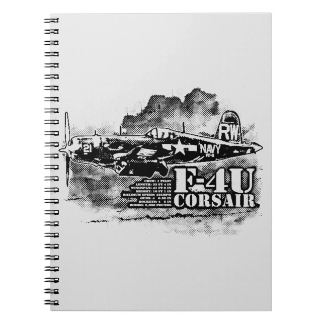 F4U CORSAIR ANTECKNINGSBOK (Framsidan)