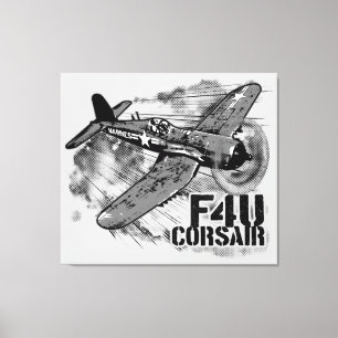F4U CORSAIR CANVASTRYCK