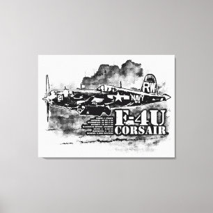 F4U CORSAIR CANVASTRYCK