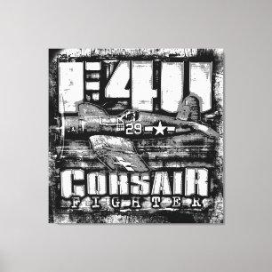 F4U CORSAIR CANVASTRYCK