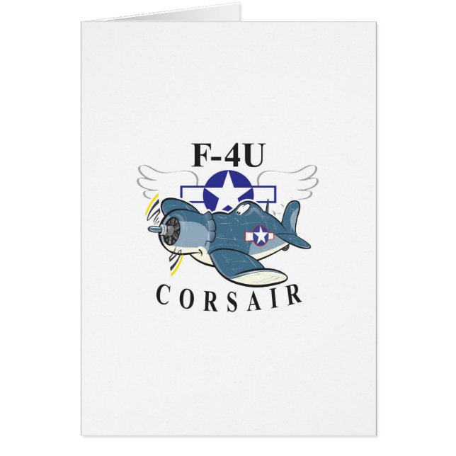 f4u-corsair hälsningskort (Framsidan)