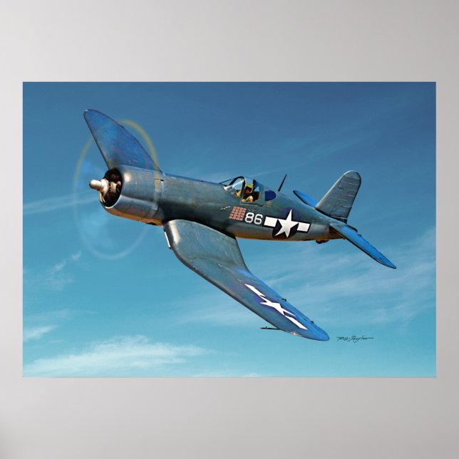 F4U Corsair Poster (Framsidan)