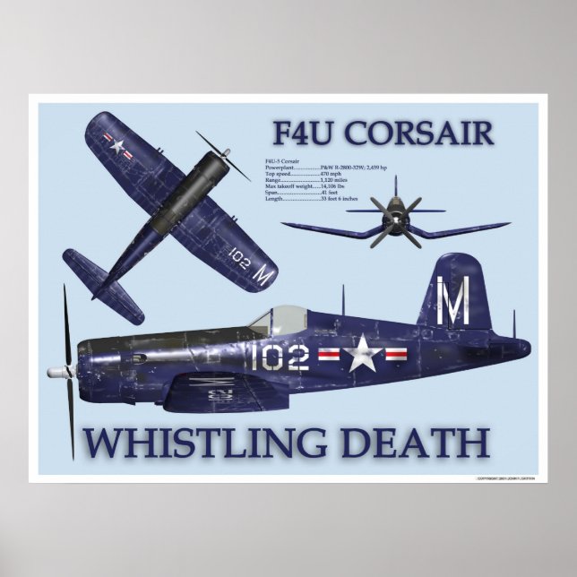 F4U Corsair Poster (Framsidan)