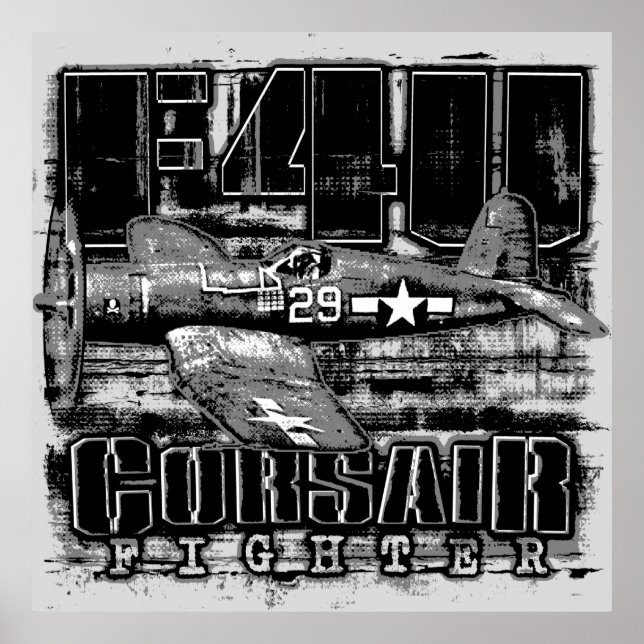 F4U CORSAIR POSTER (Framsidan)