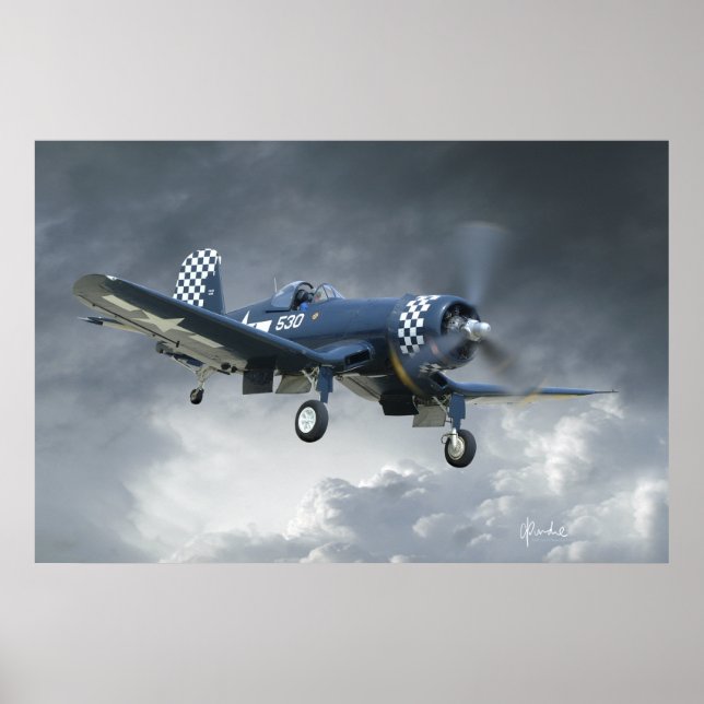 F4U Corsair Poster (Framsidan)