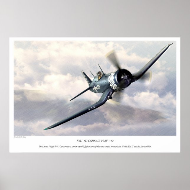 F4U Corsair Poster (Framsidan)