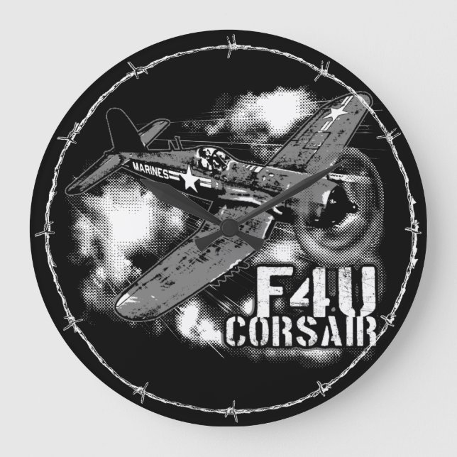 F4U CORSAIR STOR KLOCKA (Framsida)