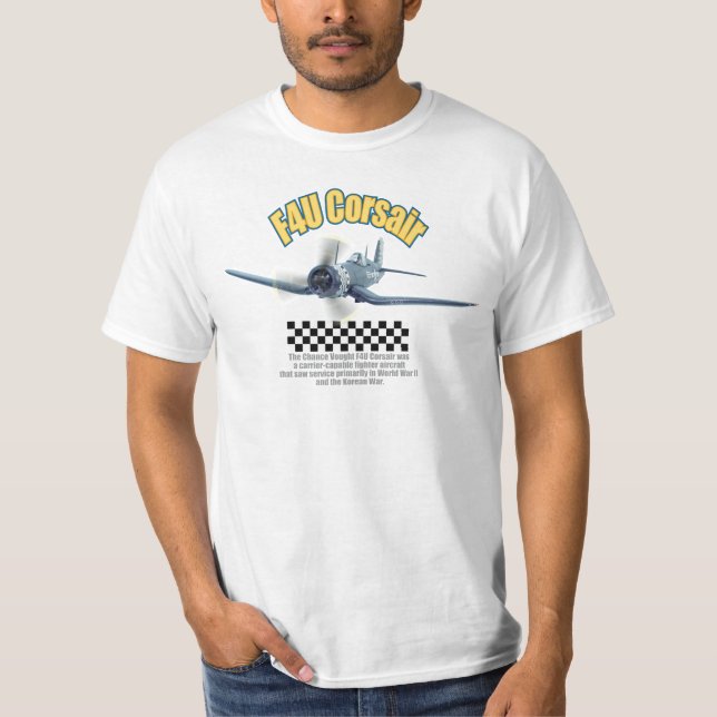 "F4U Corsair"T-shirt Tröja (Framsida)