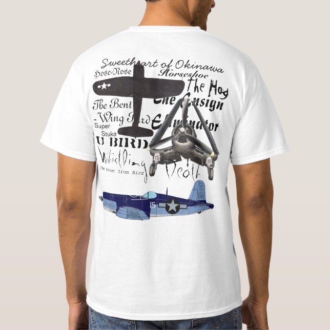 f4u warkites T-Shirt- T Shirt (Baksida)