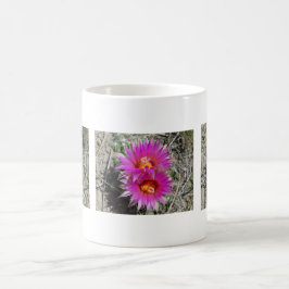 F5 Boll Kaktus Blommor "Escobaria vivipara" Kaffemugg