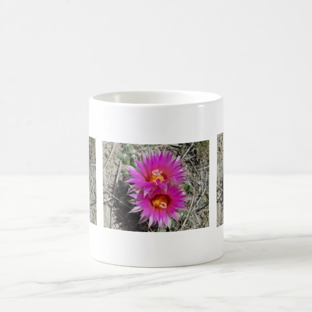 F5 Boll Kaktus Blommor "Escobaria vivipara" Kaffemugg (Center)