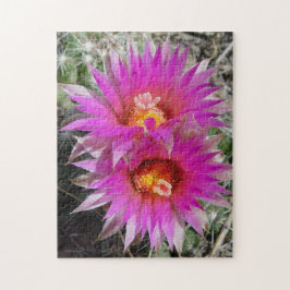 F5 kaktusblommor "Escobaria vivipara " för boll, Pussel