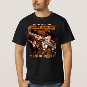F5 Northrop Tiger II Supersonic Light Fighter Airc T Shirt