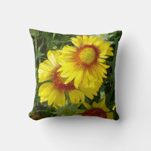 F6 gula vildblommor Gaillardia Kudde