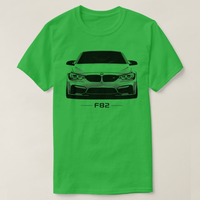 F82 i svartvitt t shirt (Design framsida)