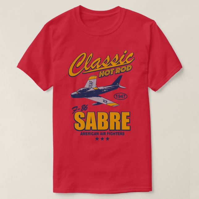 F86 Saber T Shirt (Design framsida)