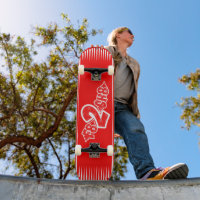 F8 2 SK8 röd vit